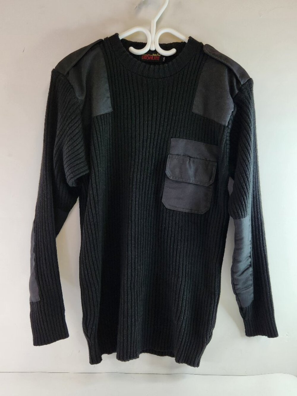 Bushline Commando Sweater Mens XXL Black Pullover Knit SAS Tactical Military